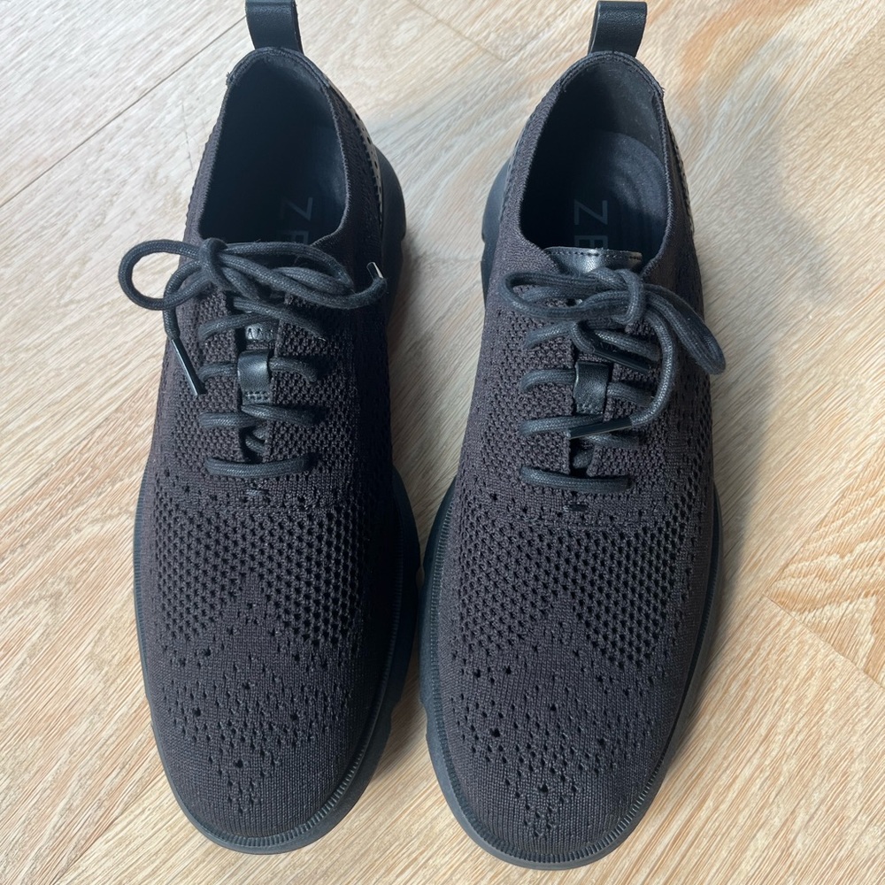Cole Haan Zerogrand Stitchlite Black Knit Oxford Shoe C35744 Men’s Size 9 NEW!